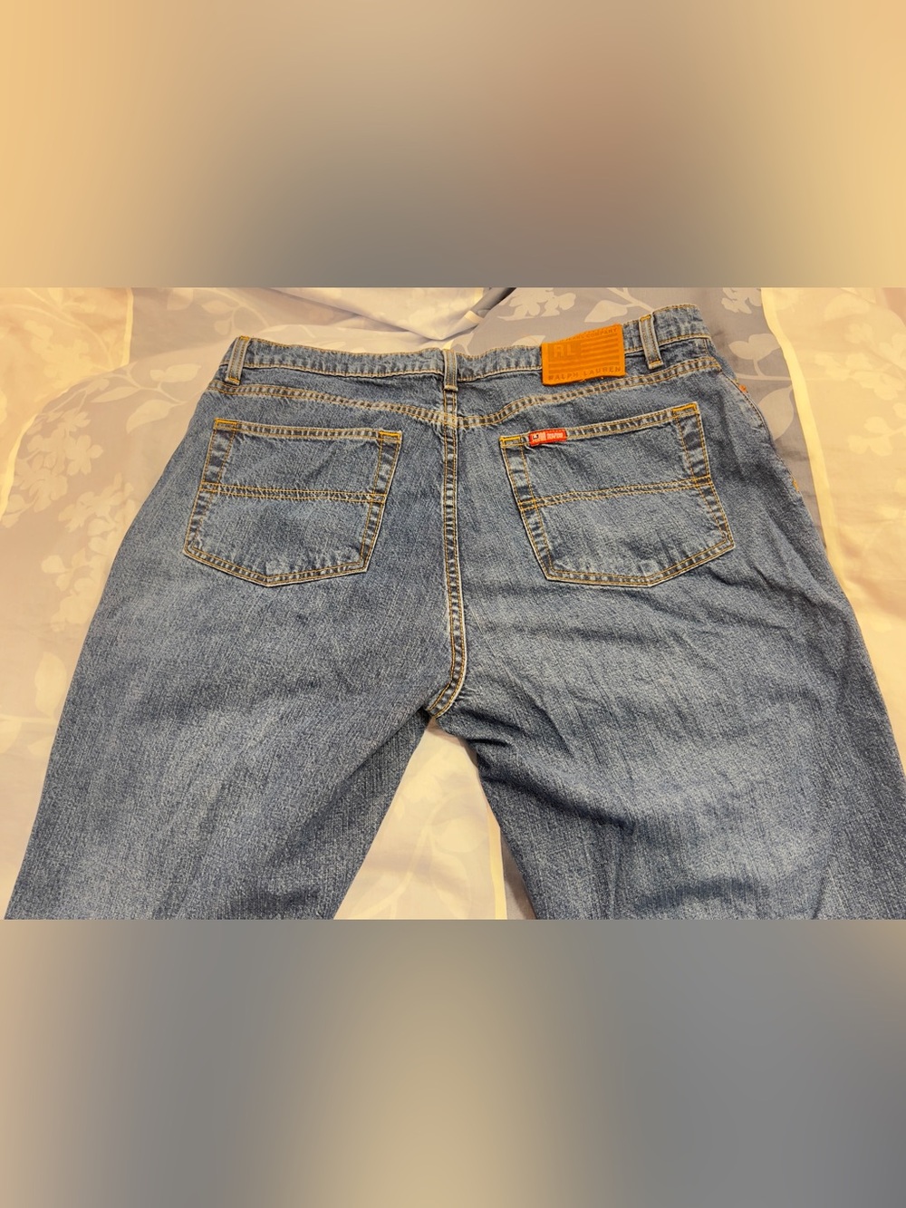 Ralph Lauren Relaxed Fit Light Blue Denim Jeans